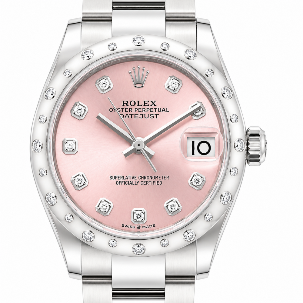 Rolex Datejust Pink Dial 31MM 278344RBR Stainless Steel Watch